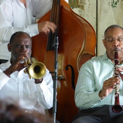 Dew Drop Hall Jazz event for the annual New Orleans jazz tour
